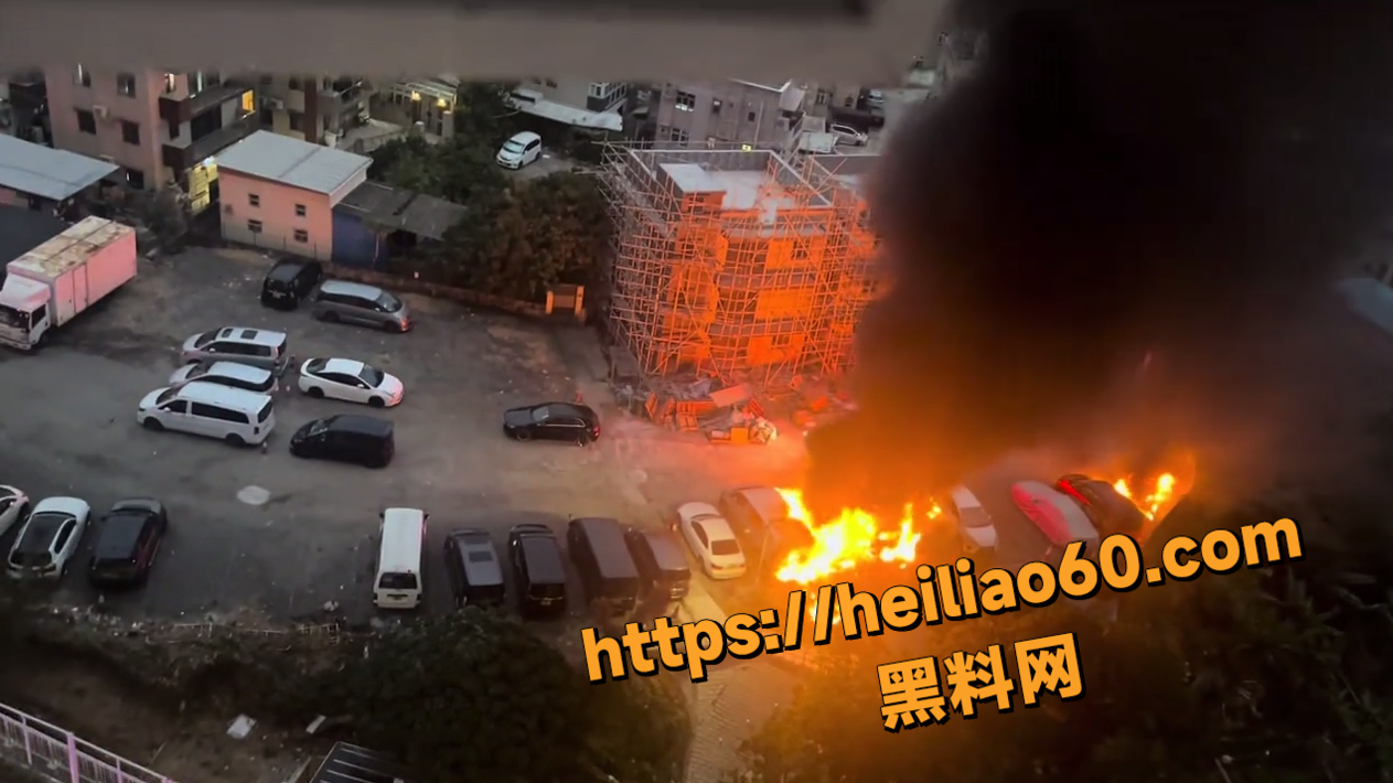 香港新界屯门火灾现场2
