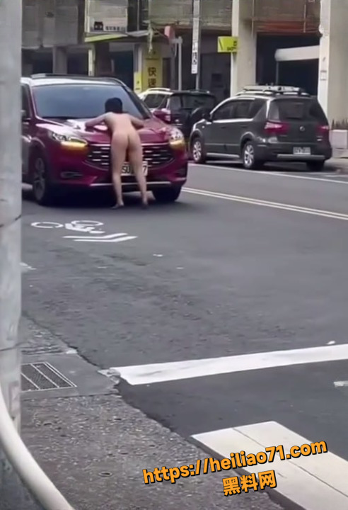 台北街头美女裸体拦车3